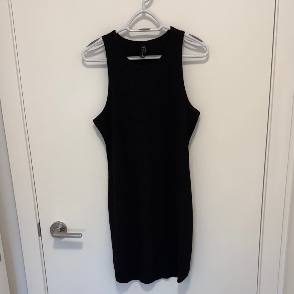 Gentle Fawn Black Mini Dress